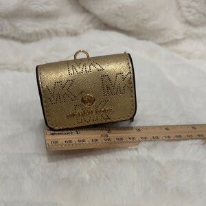 Michael Kors Gold air pods Bag